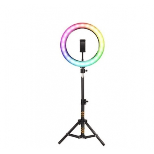 Lampa selfie RGB, diametru 26 cm, inaltime 180 cm